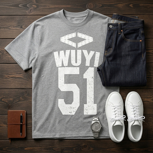 เสื้อยืดกราฟิกสีเทาวินเทจพิมพ์ลายโลโก้ตามสั่งสำหรับผู้ชาย ผ้าฝ้าย 100% ทรงโอเวอร์ไซส์ สไตล์สตรีทแวร์ พิมพ์ลายตัวอักษรแบบดิสเทรส เสื้อยืดสไตล์เรโทรสปอร์ต - Product Image 3