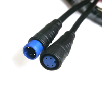 Câble de connecteur de batterie M8 étanche Ebike 2pin 3Pin 4pin 5pin 6pin mâle femelle fil de connecteur étanche
