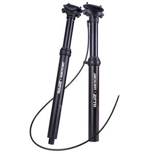 Tija <span class=keywords><strong>de</strong></span> sillín con gotero para MTB, poste <span class=keywords><strong>de</strong></span> asiento <span class=keywords><strong>de</strong></span> suspensión ajustable, enrutamiento interno, Cable externo, palanca remota, 100mm, viaje, 30,9, 31,6 - Product Image 1