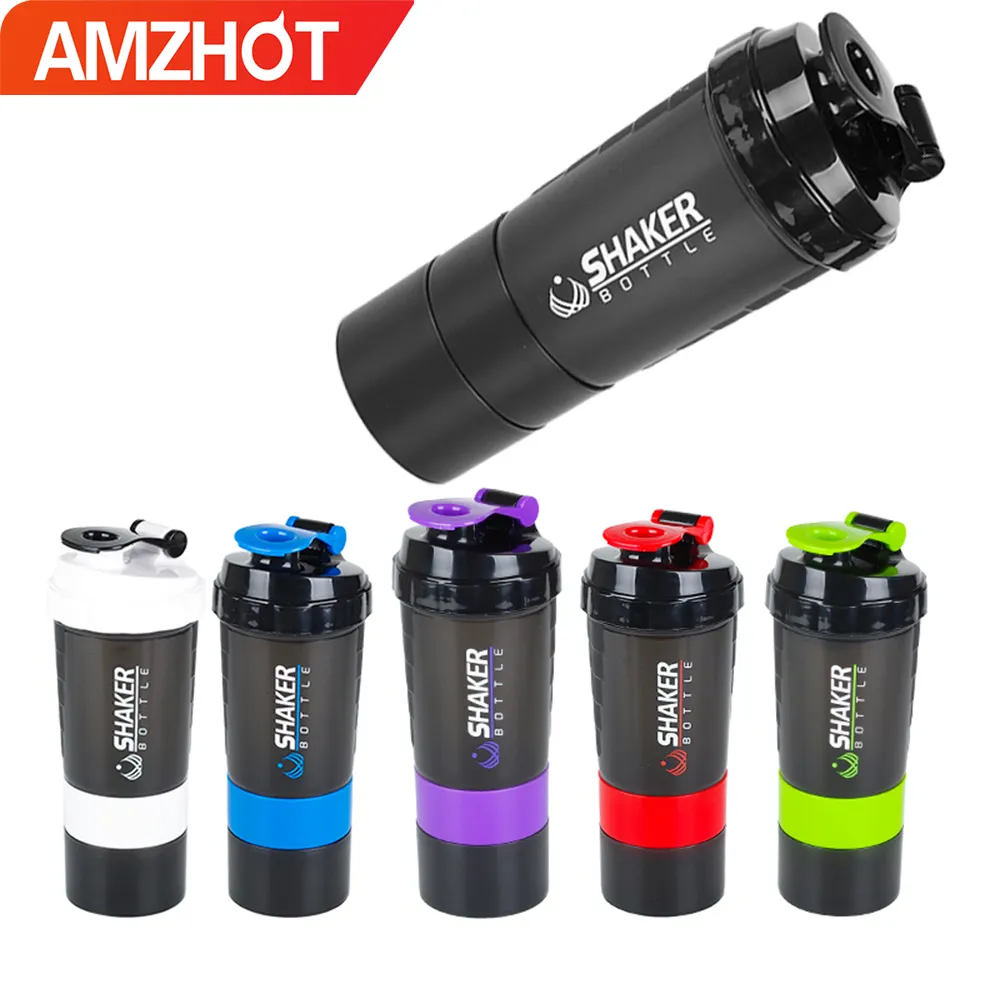 B30-0062 Hot Selling Products 2023 Amz Protein Blender Gym Shaker Bottle Cup BPA Free Custom Logo Shake Bottle