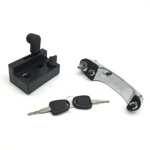 Ensemble de serrure de porte de cabine Daewoo DX60-7, poignée extérieure avec clés pour excavatrice - Product Image 1