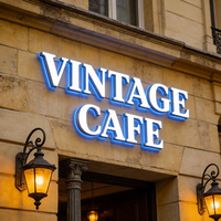 Letrero Luminoso LED Acrílico para Nombre de Tienda, Letras Retroiluminadas, Letrero LED Personalizado para Negocios, Letrero Exterior