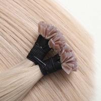 Extensions de cheveux humains Remy à cuticules alignées, double tirage, qualité supérieure, vente en gros d'usine, extensions de cheveux à la kératine