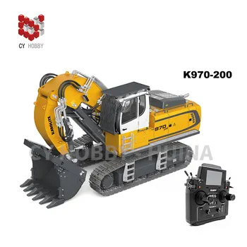 HUINA K970 -200 970 KABOLITE K970-200 1/14 18CH Full metal RC hydraulic Front shovel excavator model with total Weight 57kg