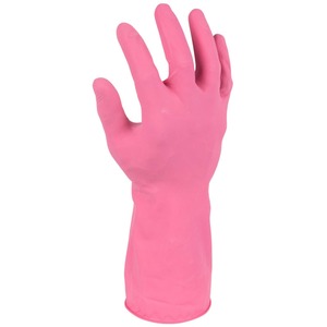 GANTS POP EN LATEX ET COTON ROSE M - Product Image 1