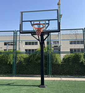 <span class=keywords><strong>Panier</strong></span> <span class=keywords><strong>de</strong></span> <span class=keywords><strong>basket</strong></span>-ball à vie support <span class=keywords><strong>de</strong></span> <span class=keywords><strong>basket</strong></span>-ball extérieur encastré durable avec panneau arrière et filet - Product Image 4