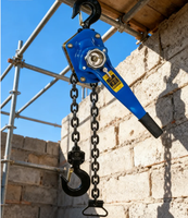 Palans à chaîne manuels neufs de 1,5 tonne, en acier allié anti-usure, outil de levage pour atelier de construction