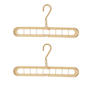 Nine Hole Clothes Hanger Multifunctional Storage Rack For Wardrobe Folding Magic Rotating <b>Hook</b> Type Plastic Hangers - Product Image 5