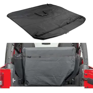 Fit için Jeep Wrangler JK JKU TJ JL özgürlük üst panelleri saklama çantası siyah taşıma çantası kafesi kulp