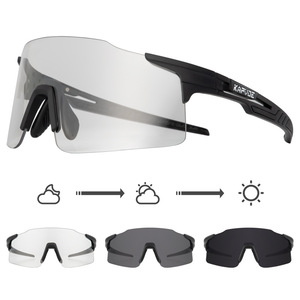 Gafas de Ciclismo Fotocromáticas Kapvoe, Sin Marco, Resistentes al Viento, para Deportes al Aire Libre, Ciclismo y Running, con Lentes que Cambian de Color - Product Image 1