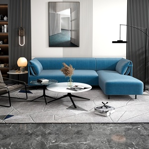 Factory Direct Sale Scandinavian <b>Sofa</b> Design Style Comfortable Office <b>Sofa</b> Living Room Leather Couch Luxury Modern <b>Sofas</b> Set - Product Image 4