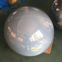 Boule miroir gonflable géante Décoration d'événement Sphère flottante en PVC Ballon miroir pour fête Publicité commerciale Centre commercial