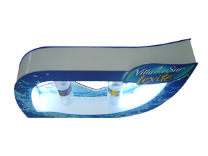 ระบบลอยได้แบบสองด้านระบบแม่เหล็กแบบยืนแสดงนิทรรศการและแพลตฟอร์มโฆษณา - Product Image 4