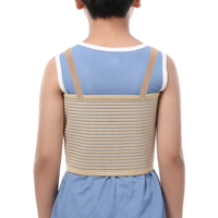 Attelle de soutien thoracique respirante pour la fixation des fractures costales et la protection des enfants, ceinture de maintien thoracique ajustable