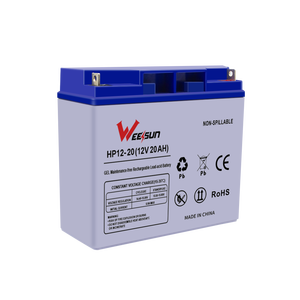 Năng lượng mặt trời Gel 6 FM 20 12V 18ah 20Ah 20hr có thể sạc lại AGM chì axit Pin <span class=keywords><strong>UPS</strong></span> với 5 giờ sao lưu e-xe đạp Pin 20Ah cung cấp điện - Product Image 5
