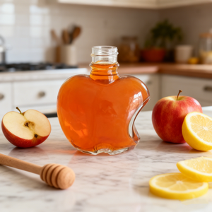 3 oz <span class=keywords><strong>100</strong></span> <span class=keywords><strong>ml</strong></span> Kích thước nhỏ Apple Shape rượu chai thủy tinh với nhôm vít cap bán buôn - Product Image 5