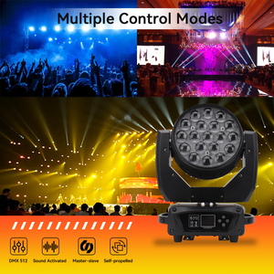 Foco Móvil LED Aura con Zoom y Efecto Wash, 19 Piezas * 15w, Tipo Ojo de Abeja, el Más Vendido en China en <span class=keywords><strong>2022</strong></span>, para Escenarios, Discotecas y Fiestas - Product Image 3