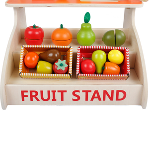 Mini cuisine pour enfants jouer maison <span class=keywords><strong>jouet</strong></span> en bois Simulation fruits <span class=keywords><strong>Mobile</strong></span> commodité voiture fille cadeau d'anniversaire - Product Image 2