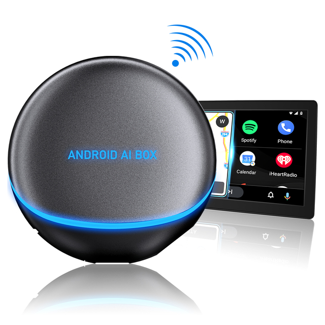 OEM Wireless Android 12 AI Box Qualcomm 665 Octa-core CarPlay HD-MI Output 8GB+128GB 1 Year Warranty