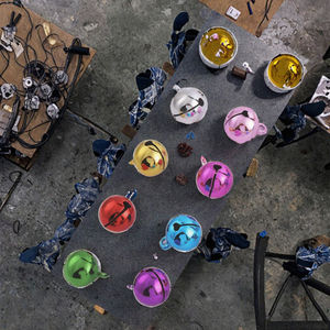 Campanas de Metal Plateadas de 8mm-20mm, Pequeñas y Brillantes, para Manualidades, Decoraciones Navideñas, Fiestas, para Perros - Product Image 3