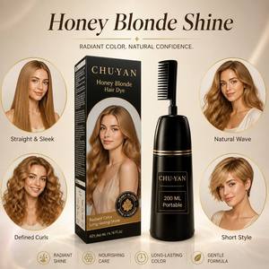 CHU·YAN 400ML สีผมขนาดกลาง - ปริมาณพอดีสำหรับผมยาวและผู้ใช้ที่บ้าน - Product Image 1