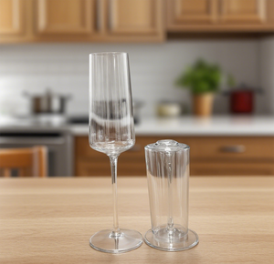 Copas de champán desmontables con tapa PET sin BPA de grado alimenticio Premium, multiusos inastillables para escenas versátiles - Product Image 6