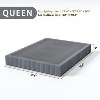 Kommerzielles Vollbett-Boxspringbett mit Robuster Metallkonstruktion und Universeller Matratzenkompatibilität für Apartments