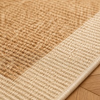 Moderner Gerippter Textur-Teppich Großer Minimalistischer Linearer Beige Teppich Großer Nordischer Stil Teppich für Wohnzimmer-Dekoration