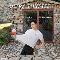 T-shirt 100% polyester ultra-fin 120 GSM pour les sports d'été, séchage rapide, design personnalisé, fabricants, style décontracté chic, imprimé