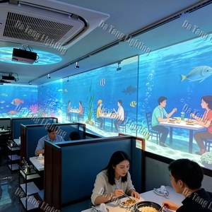 Système de projection immersive holographique 3D pour restaurant, table interactive et projection murale - Product Image 4