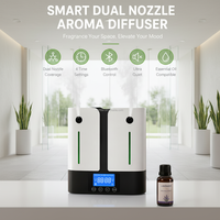 Diffuseur d'arômes électrique double pour huiles essentielles, idéal pour les grands espaces commerciaux et les systèmes CVC