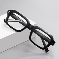 Vente en gros d'usine, monture de lunettes optiques TR90 pour hommes, anti-lumière bleue, lunettes de créateur, prescriptions personnalisées