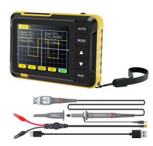 DSO152 Mini <span class=keywords><strong>osciloscopio</strong></span> <span class=keywords><strong>Digital</strong></span> portátil de mano 400V Medición de voltaje 1Khz Calibración Ajuste automático de onda cuadrada - Product Image 1
