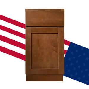 Classical Cherry Shaker Kitchen Cabinet | Factory Direct Bulk & Custom Supply Available | Durable CARB-2 Kitchen Wood Cabinets - Product Image 1