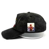 Casquette de baseball vintage délavée à 5 panneaux, best-seller transfrontalier, édition anniversaire événementielle, 100 % coton denim avec boucle