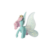 Nouveau Cheval Volant Miniature au Design Original avec Ailes Transparentes, Style Anime, pour Poupées, Jouet Sûr en PVC Floqué pour Enfants de 5 à 7 Ans