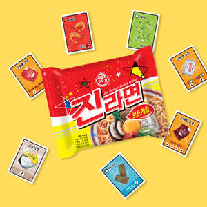 Ottogi Jin Ramyeon Korea Fury Board Game - Un jeu de société amusant et passionnant sur le thème du ramen coréen - Product Image 1