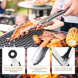 Ensemble de couverts pour barbecue 23 pièces spatule en acier inoxydable Bbq <span class=keywords><strong>Plancha</strong></span> Kit d'accessoires avec <span class=keywords><strong>pince</strong></span> à griller pour homme cadeau de noël - Product Image 5