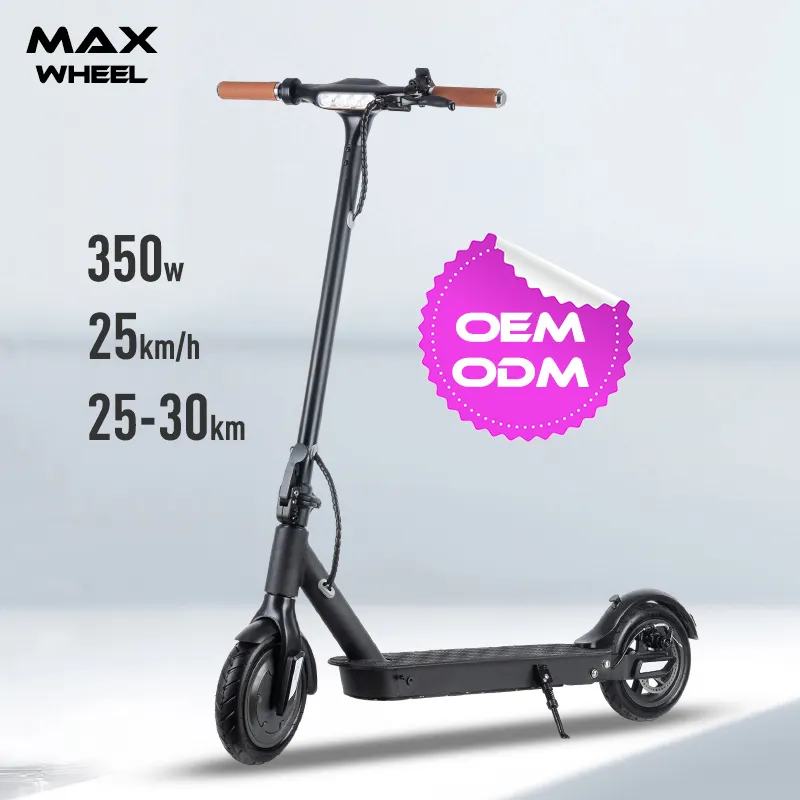 China factory 350w motor 7.5ah lithium battery 8.5 inch tire kick scooter E9T folding mobility electric scooter
