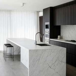 Nouveauté : Armoires de cuisine luxueuses avec structure en bois massif, paniers de rangement en fil métallique de qualité supérieure fabriqués en Chine, poignées de tiroir portables - Product Image 5