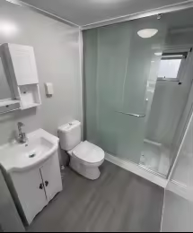 Роскошный 20-футовый расширяемый контейнерный дом с 2 спальнями складной сборный дом с сборной ванной комнатой и внутренним двором... - Product Image 3