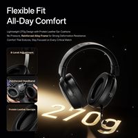 Auriculares Inalámbricos para Juegos ATK Neptune N9 PRO/N9 Ultra ESports, 270g Ligeros, Sonido Envolvente Virtual 7.1, Micrófono Desmontable ENC