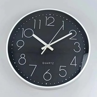 Horloge murale moderne et contemporaine, style minimaliste, motif nature morte, pour salon, en plastique, à quartz, aiguille simple, décoration intérieure