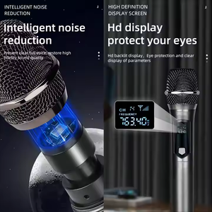 2.4G Chất Lượng Cao Năng Động Ca Hát <span class=keywords><strong>Mic</strong></span> 4 Kênh Karaoke Hệ Thống Micro Không Dây Cho Hiệu Suất Sân Khấu Ktv Nhà Thờ Bài Phát Biểu - Product Image 6