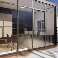 Bureau de chantier mobile personnalisable à assemblage rapide, conforme aux normes ISO, ignifuge et résistant au vent
