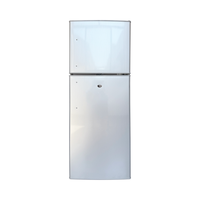 Réfrigérateur à compresseur 12V/24V DC 142 litres économe en énergie Demi-congélateur Réfrigérateur Système solaire sur pied Réfrigérateur