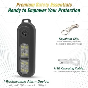 Set de Llaveros de Alarma para Defensa Personal, Llavero de Seguridad para Niños, Adultos y Mujeres - Product Image 2