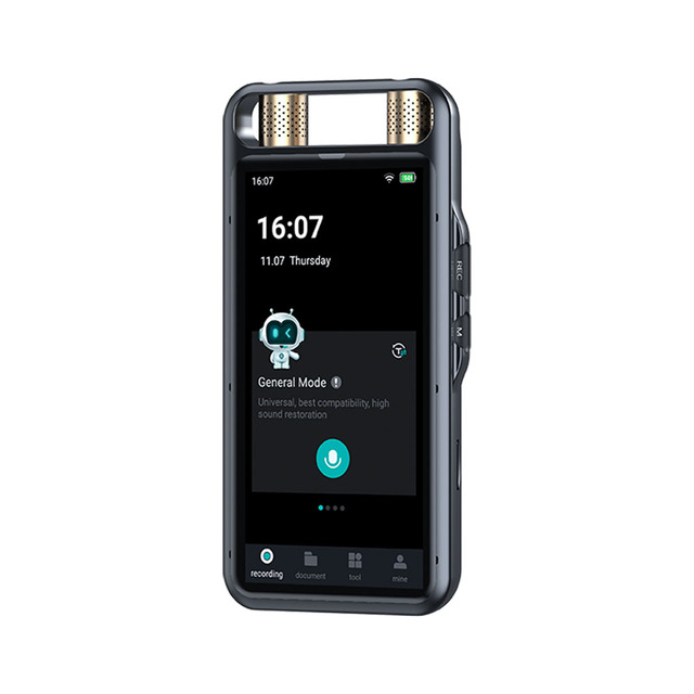 VORMOR M5 AI Voice Recorder 5.0 Inch Touch Screen Language Translators Wireless Device Smart Digital Voice Recorder