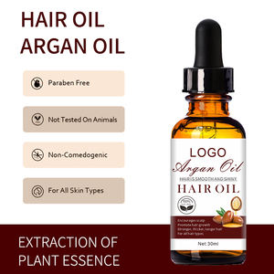 Private Label OEM Natural Organic Ginger Refreshing Hair-Repairing Anti-Dandruff Fast 7days Argan Hair Growth Oil <b>Serum</b> - Product Image 4
