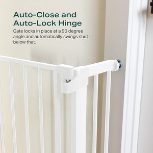 Valla de seguridad de acero y metal sólido para interiores/exteriores para perros con cierre de botón: Soluciones de alojamiento para mascotas ecológicas - Product Image 3